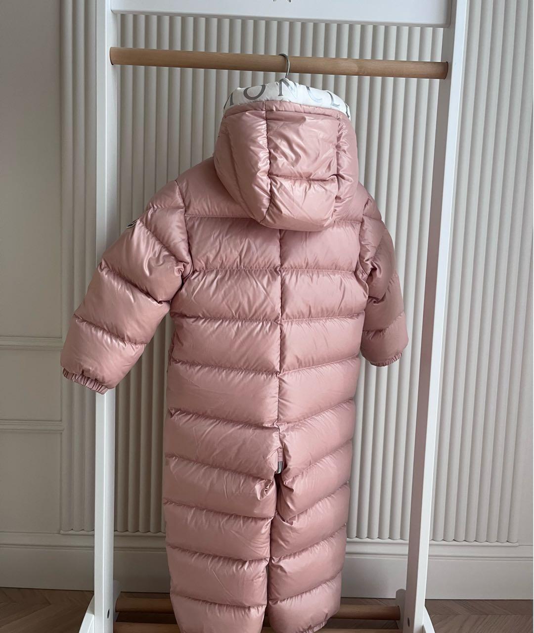 MONCLER Розовый комбинезон, фото 2