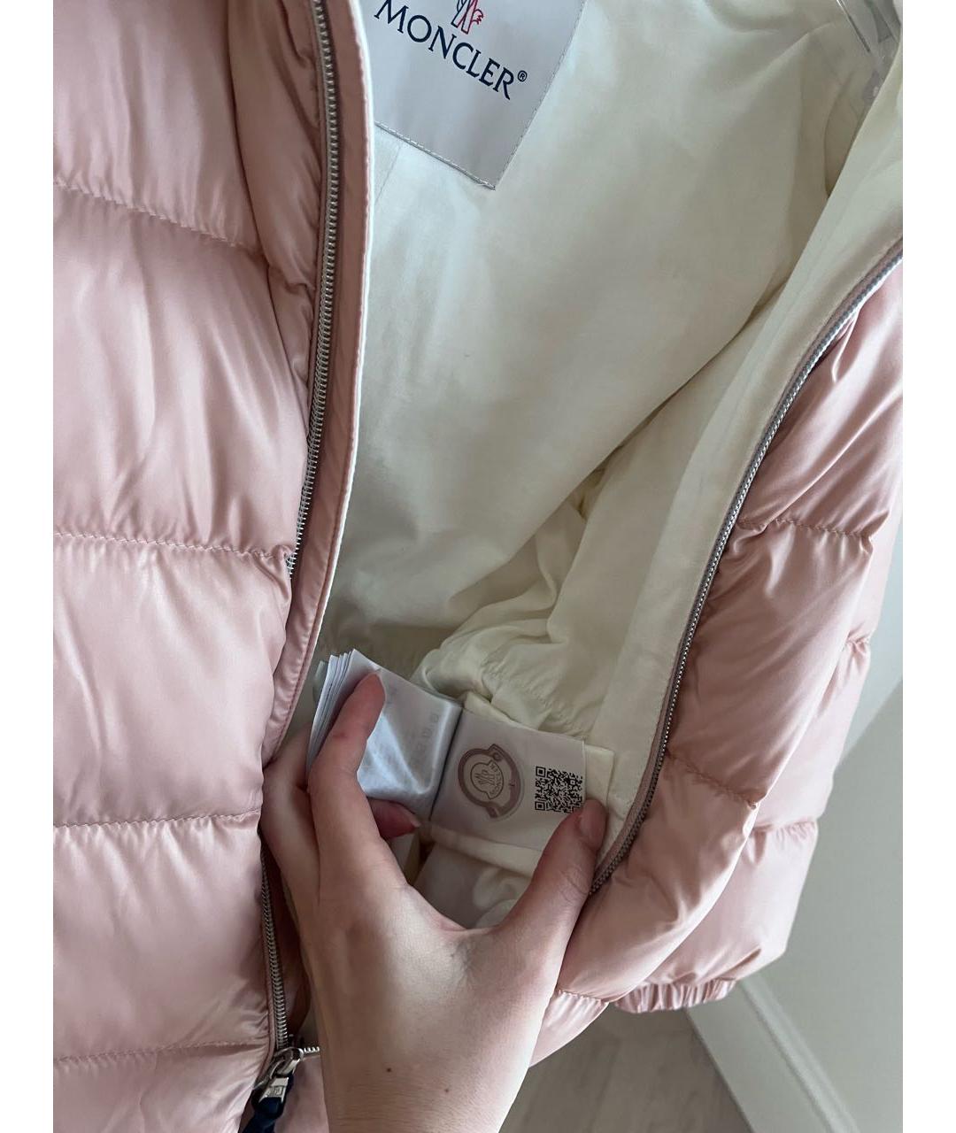 MONCLER Розовый комбинезон, фото 5