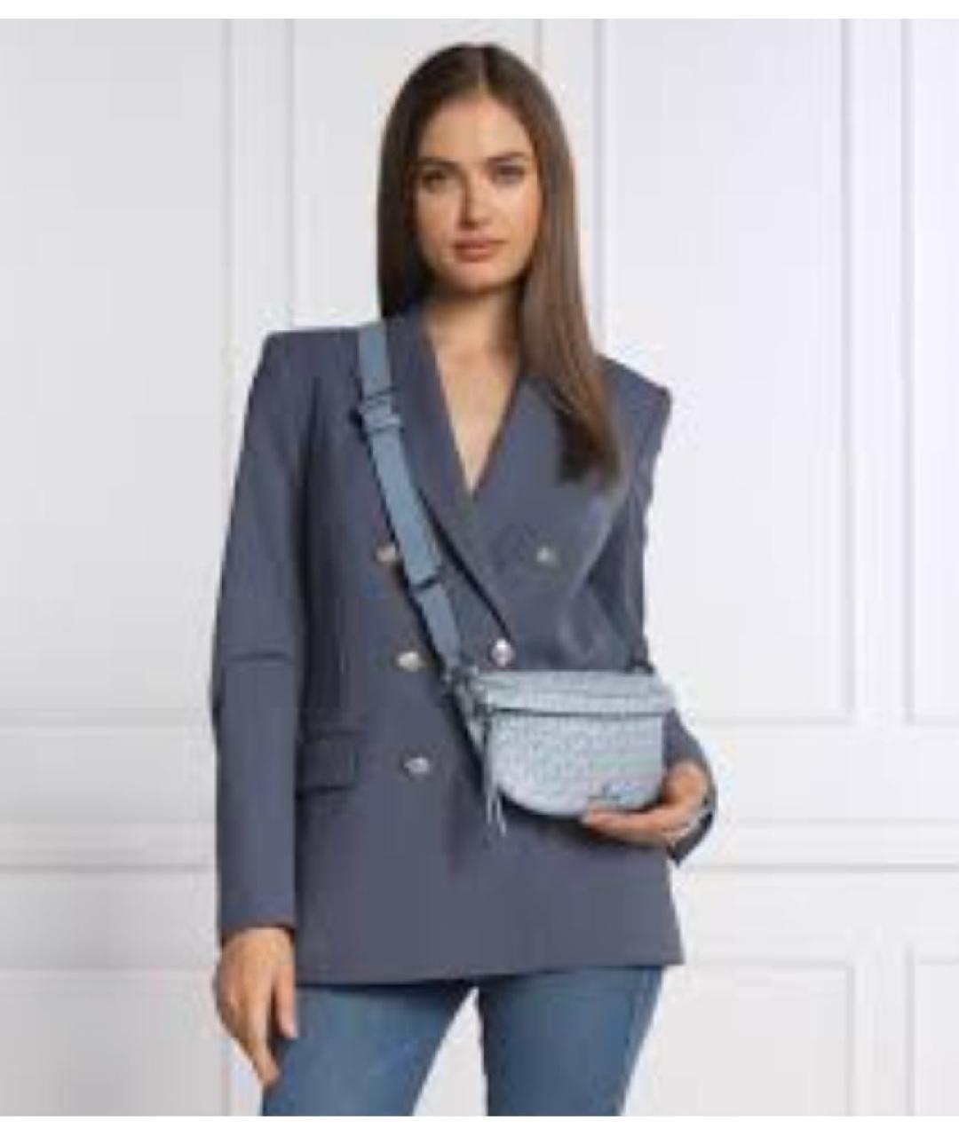 MICHAEL KORS Голубая поясная сумка, фото 5