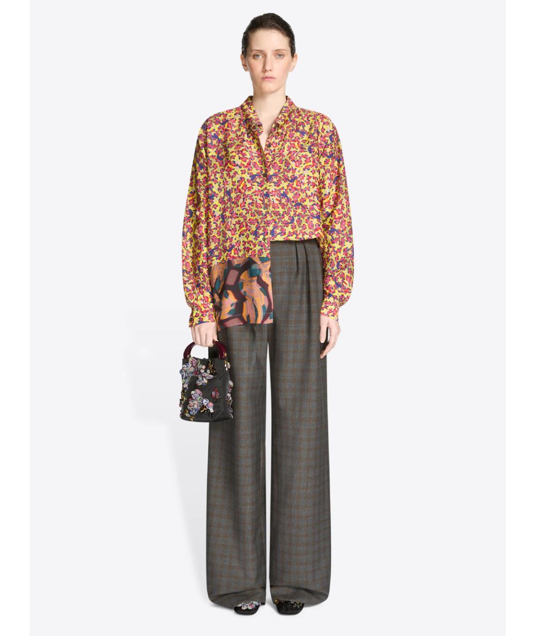 DRIES VAN NOTEN Черная синтетическая сумка с короткими ручками, фото 2