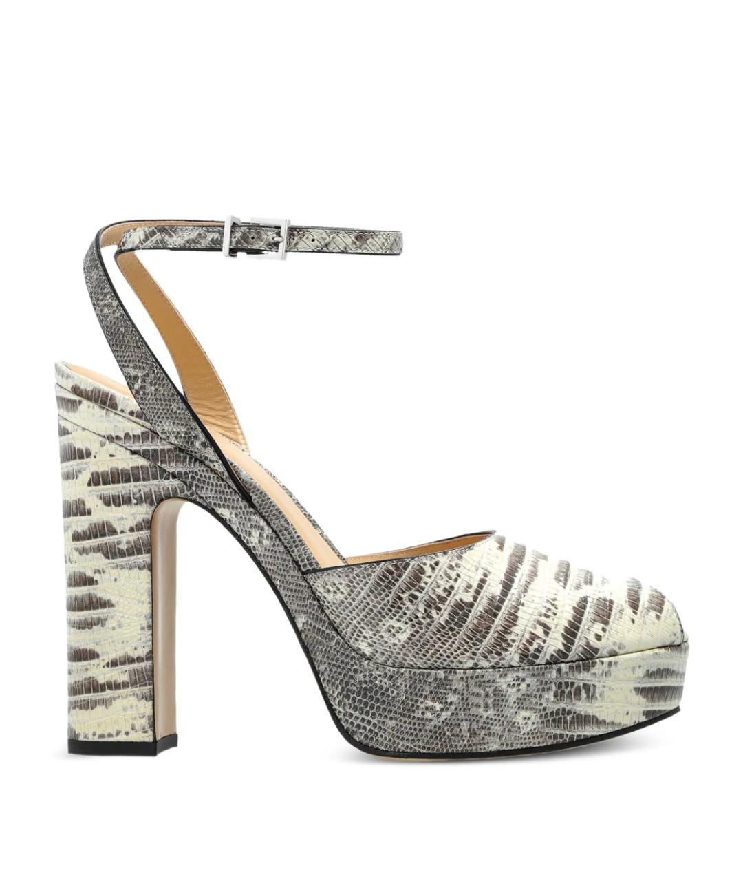 FENDI Мульти кожаные босоножки, фото 1
