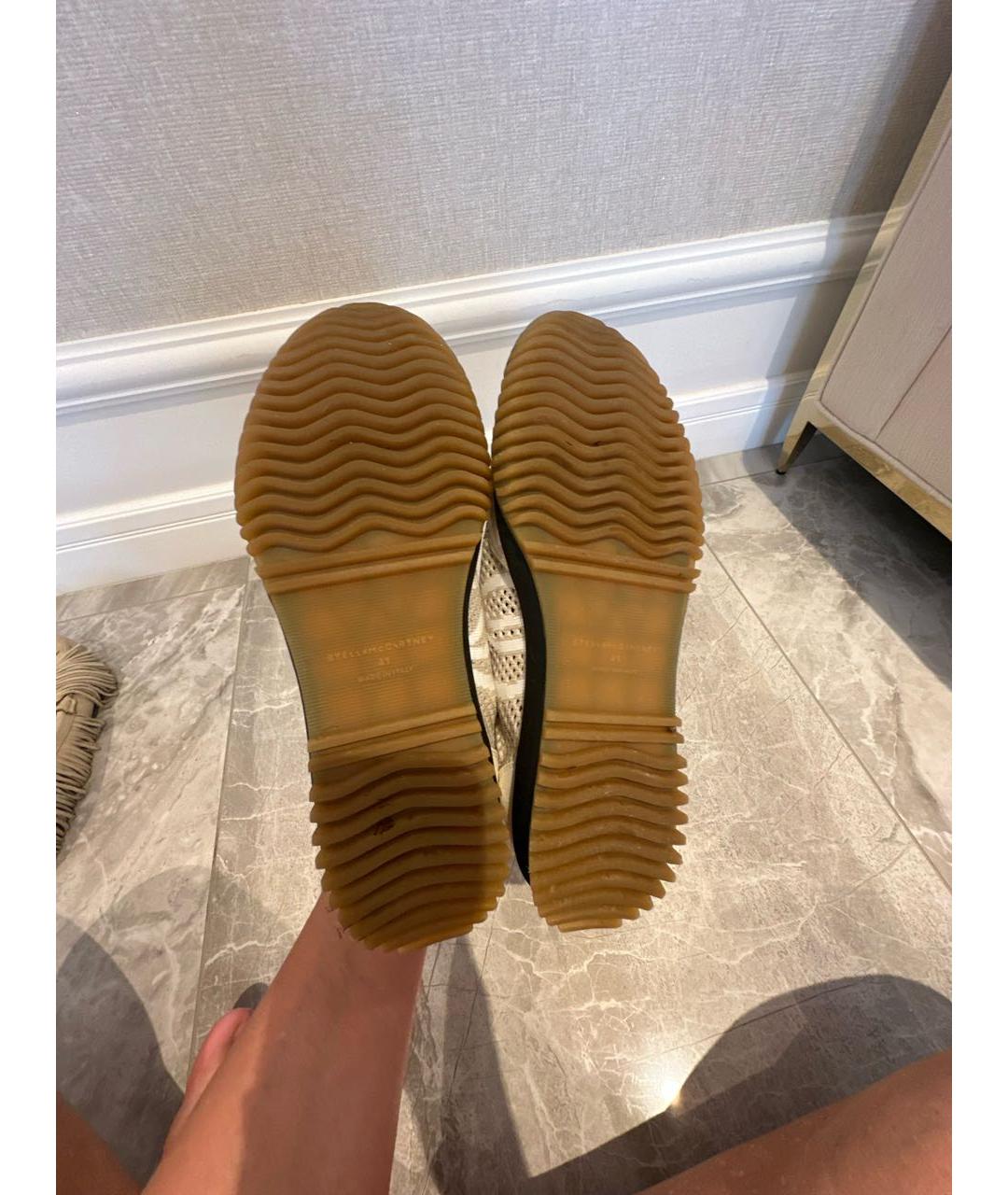 STELLA MCCARTNEY Белые замшевые кеды, фото 5