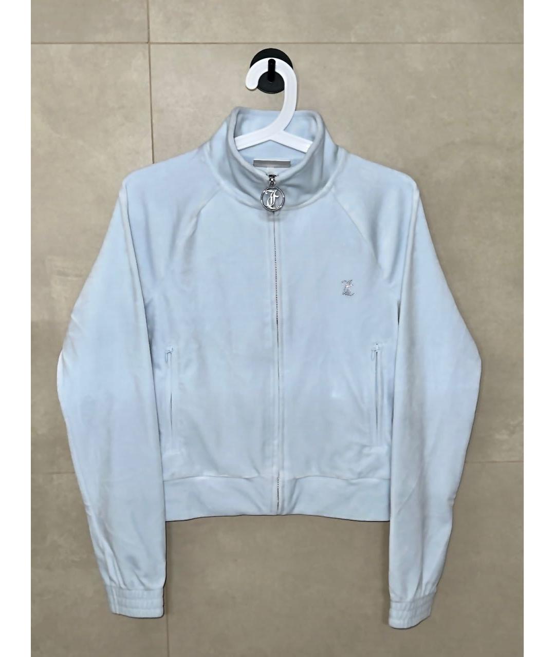 JUICY COUTURE Голубой велюровый спортивные костюмы, фото 3