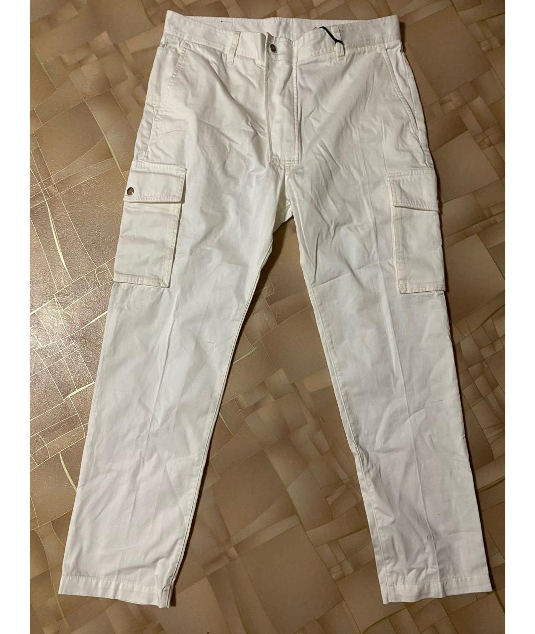 DIESEL Белые хлопковые повседневные брюки, фото 9