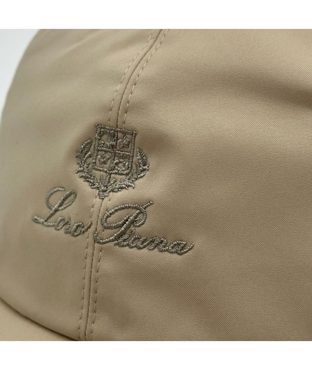 LORO PIANA Бежевая кепка/бейсболка, фото 4