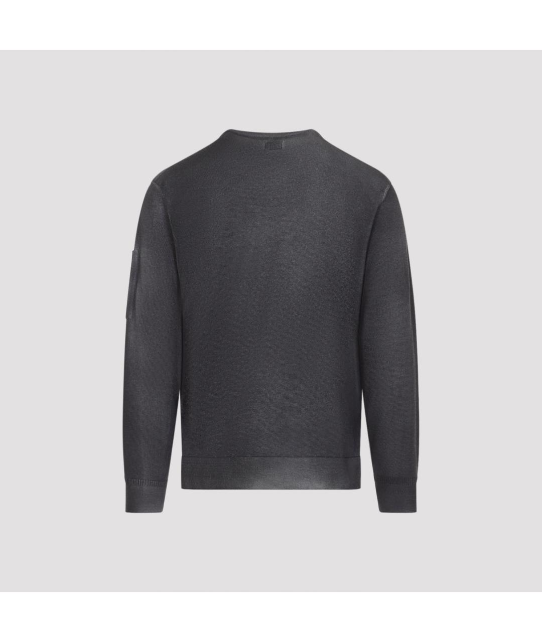 CP COMPANY Серый шерстяной джемпер / свитер, фото 2