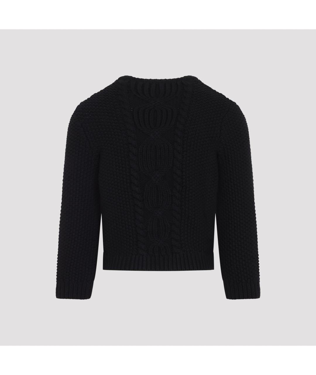 SAINT LAURENT Черный шерстяной джемпер / свитер, фото 3