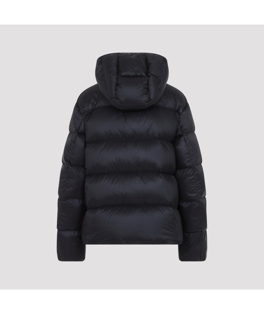 MONCLER Черный полиамидовый пуховик, фото 3
