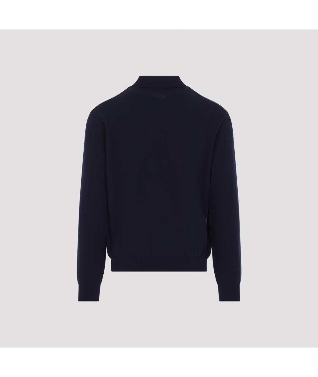 RALPH LAUREN PURPLE LABEL Темно-синий кашемировый джемпер / свитер, фото 3