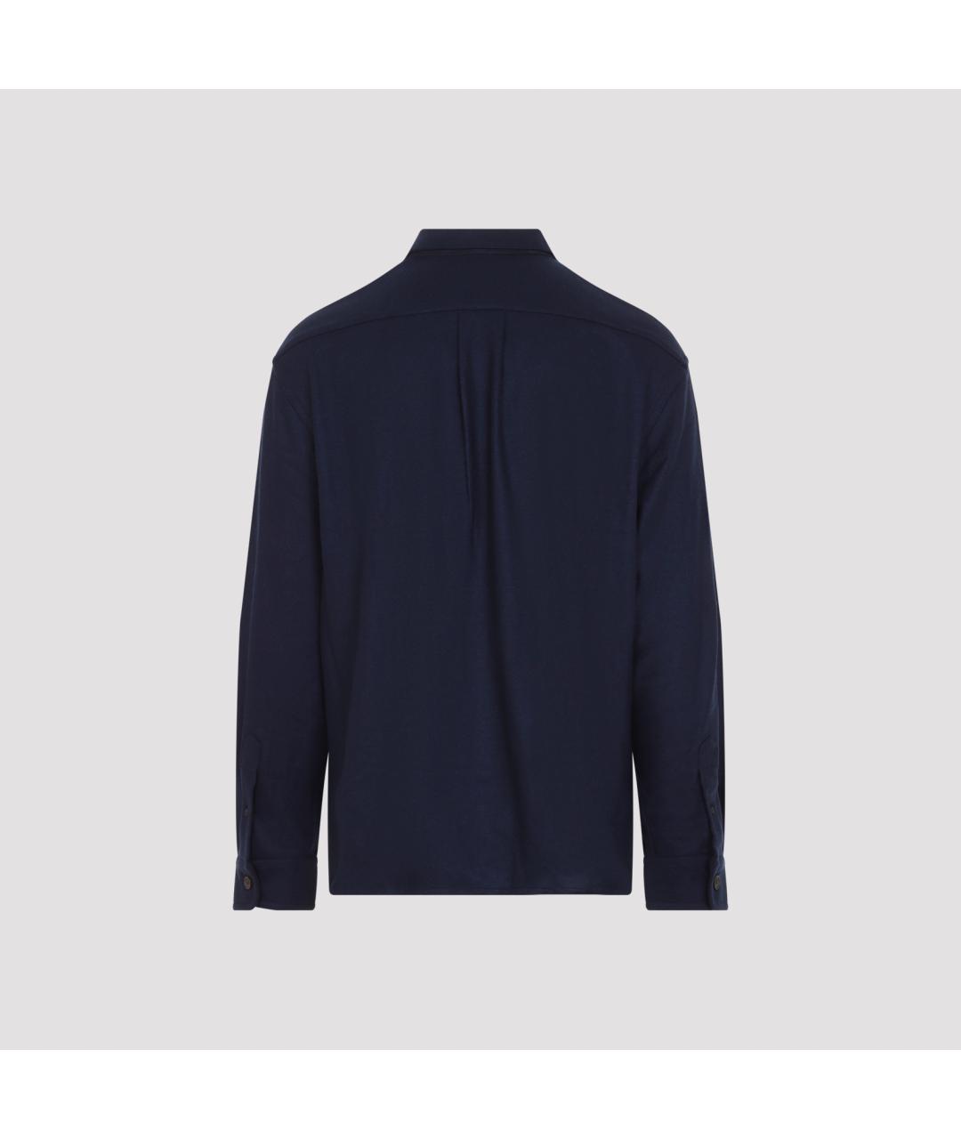 RALPH LAUREN PURPLE LABEL Темно-синий кашемировый джемпер / свитер, фото 3