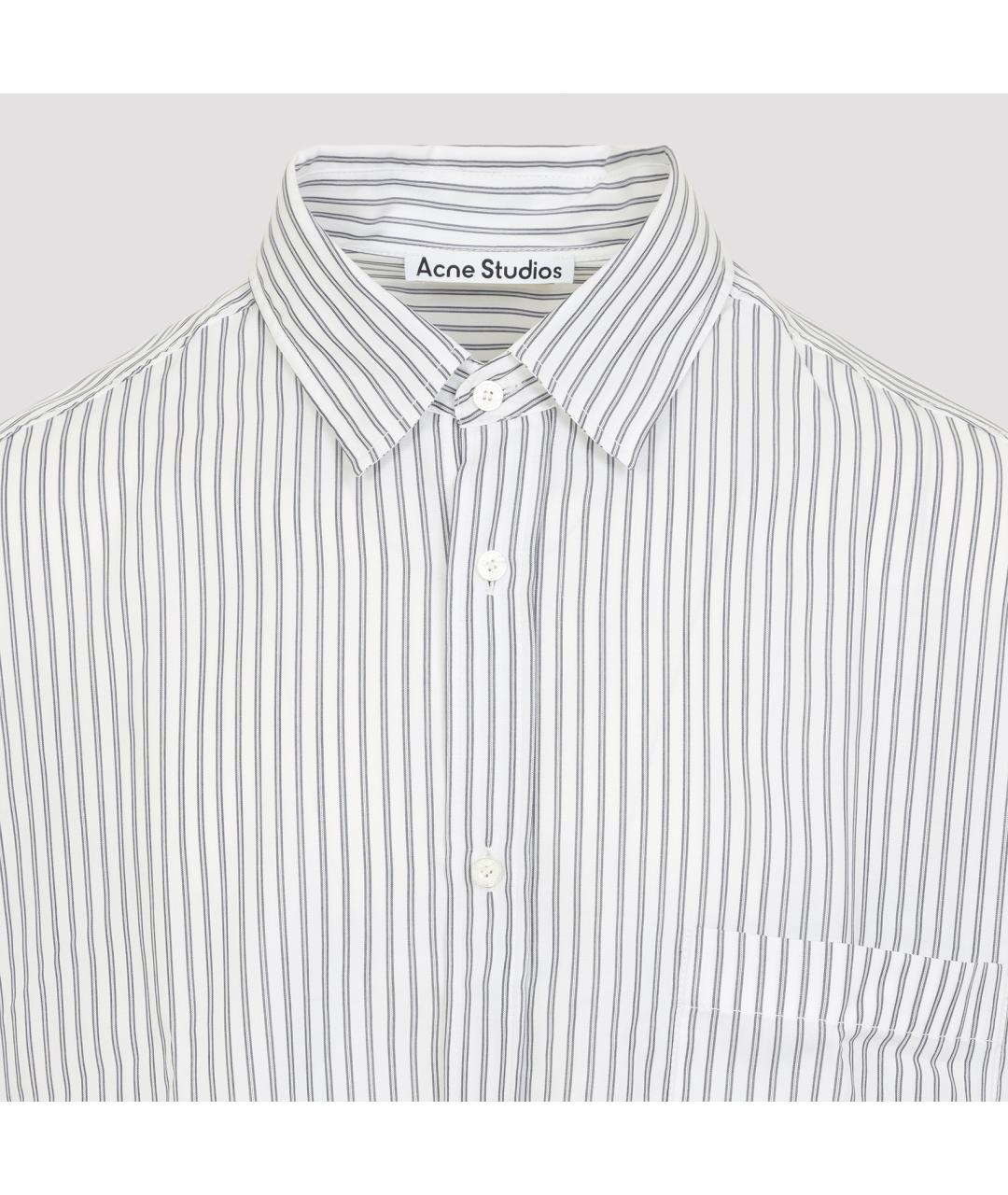 ACNE STUDIOS Мульти хлопко-лиоцелловая кэжуал рубашка, фото 3