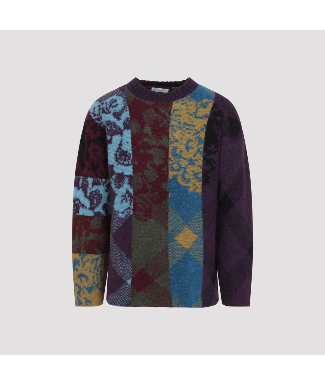 DRIES VAN NOTEN Мульти шерстяной джемпер / свитер, фото 2