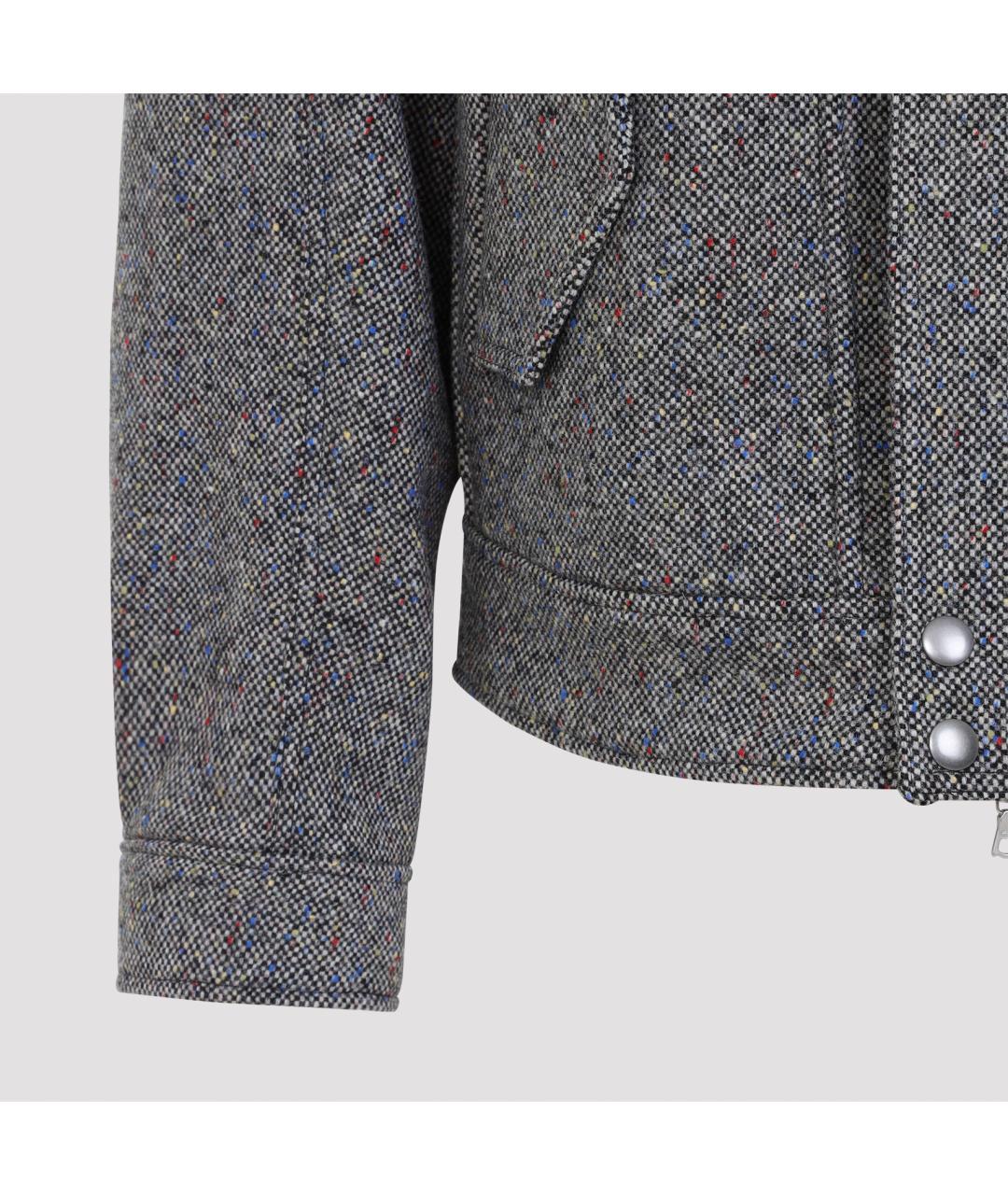 DRIES VAN NOTEN Мульти шерстяная куртка, фото 4