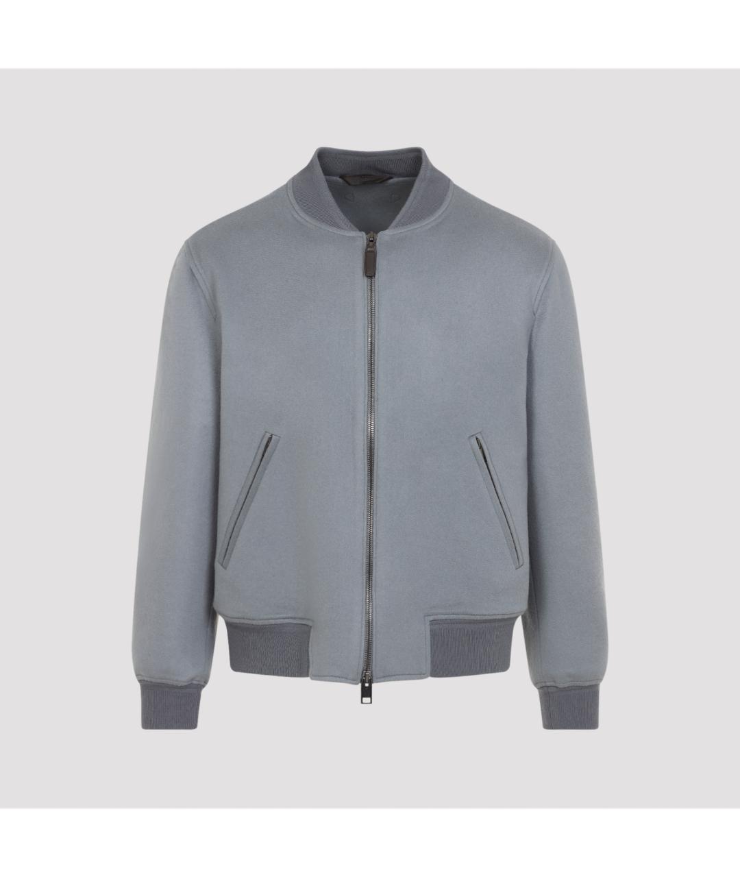 BRIONI Серая шерстяная куртка, фото 2