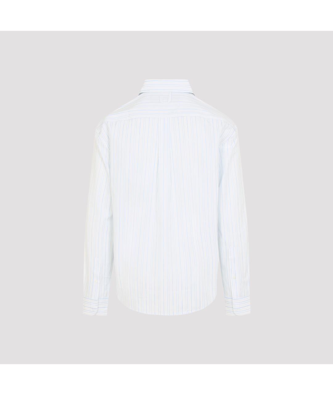 JACQUEMUS Голубая хлопковая кэжуал рубашка, фото 2