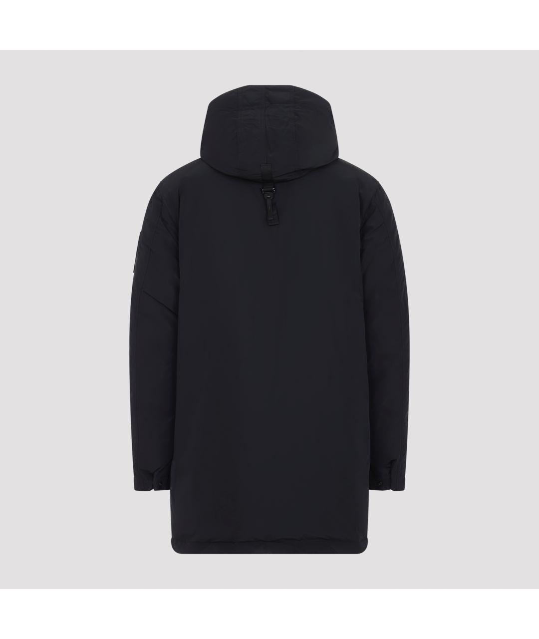 STONE ISLAND Черная полиэстеровая парка, фото 3