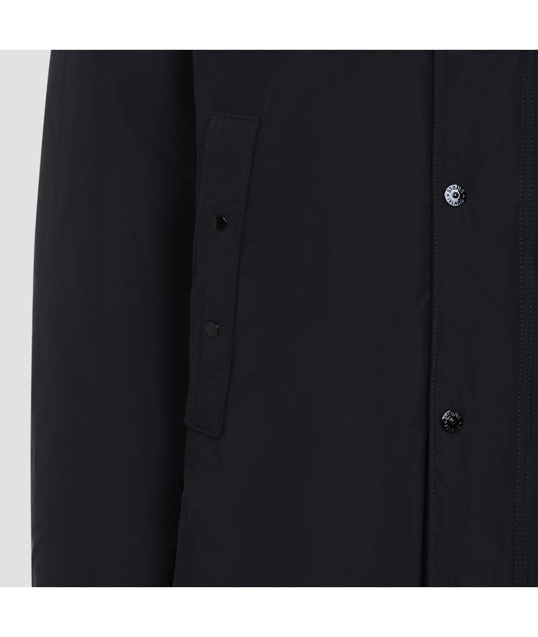 STONE ISLAND Черная полиэстеровая парка, фото 4