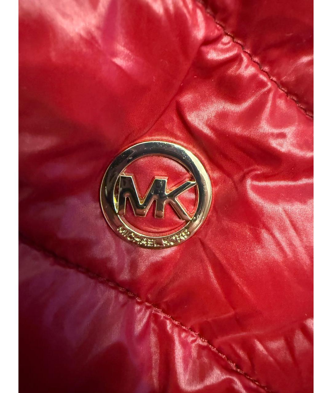 MICHAEL KORS Красная полиэстеровая куртка, фото 4