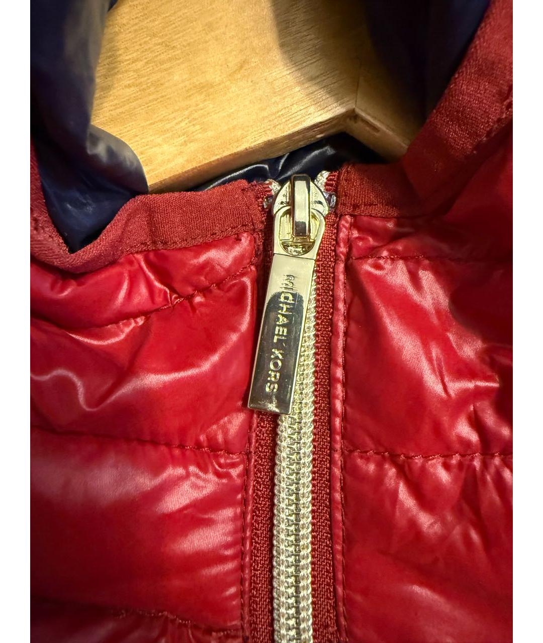 MICHAEL KORS Красная полиэстеровая куртка, фото 5