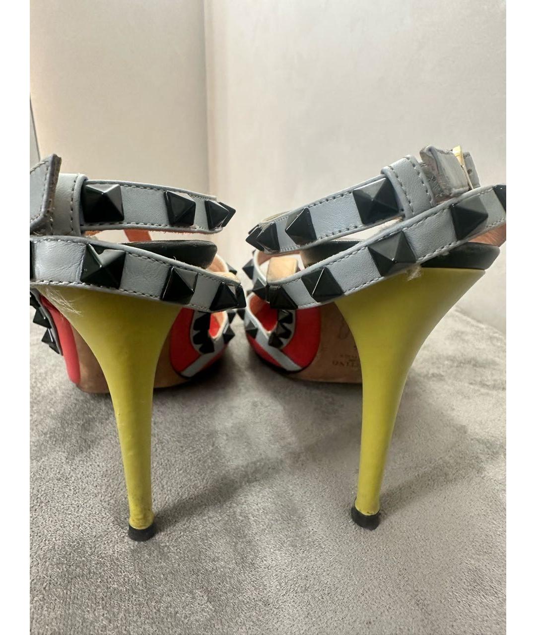 VALENTINO Коралловые кожаные туфли, фото 3