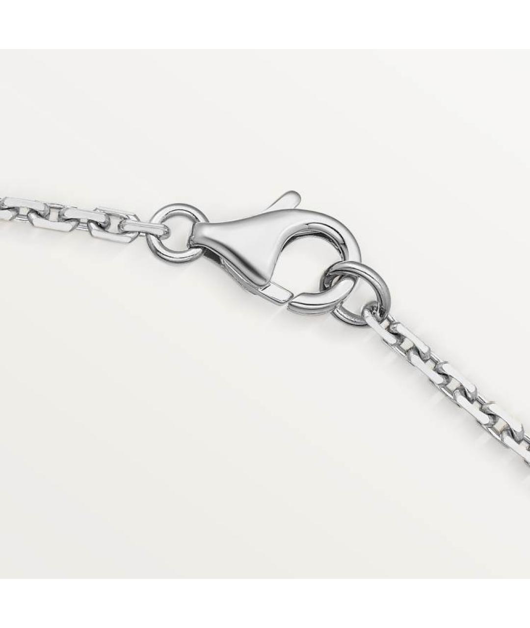 CARTIER Серебряное колье из белого золота, фото 2