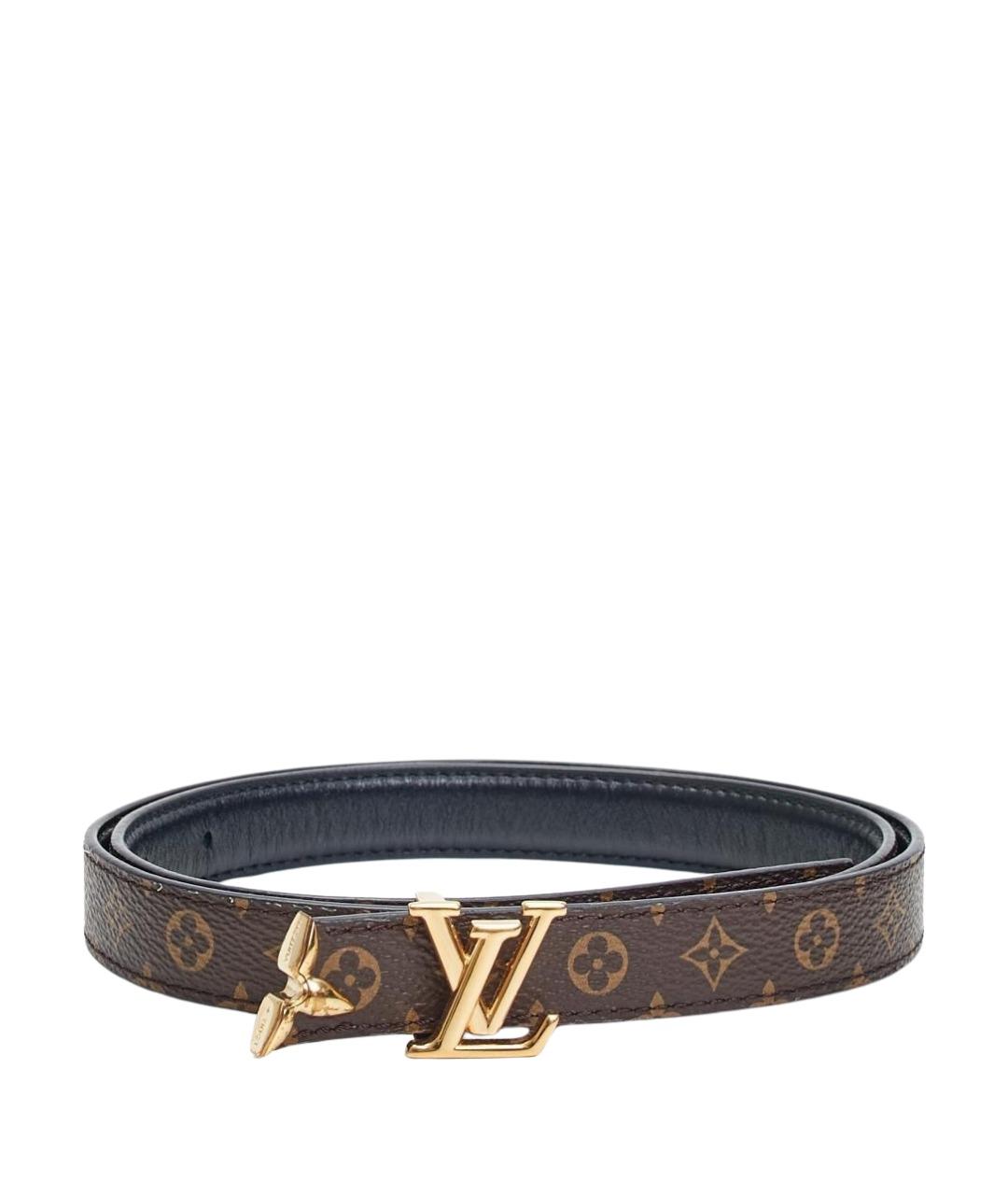 LOUIS VUITTON Коричневый кожаный ремень, фото 1