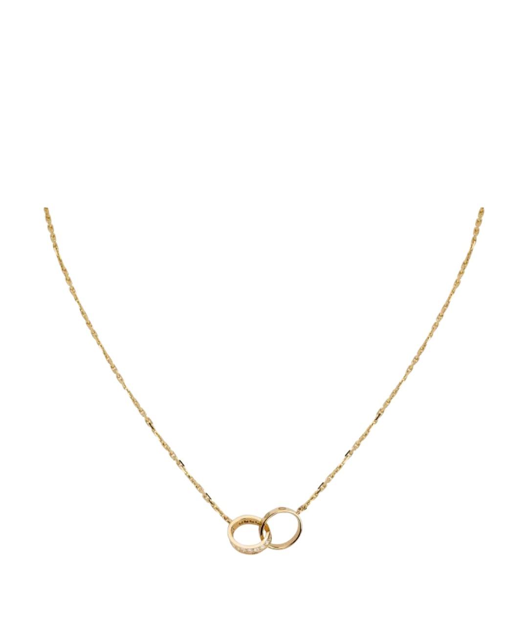 CARTIER Золотое колье из желтого золота, фото 1