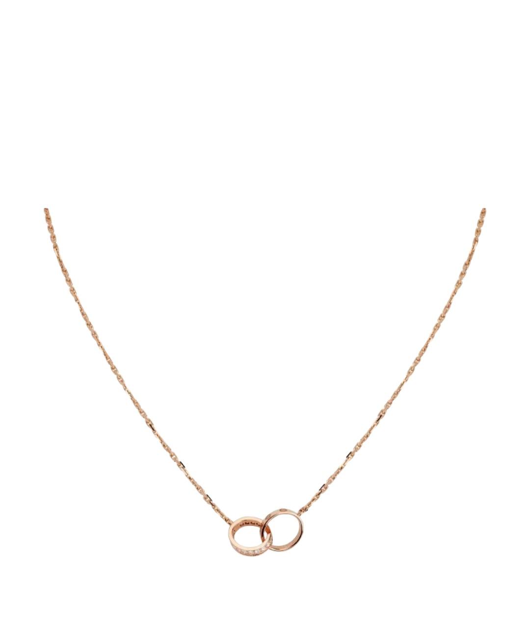 CARTIER Золотое колье из розового золота, фото 1