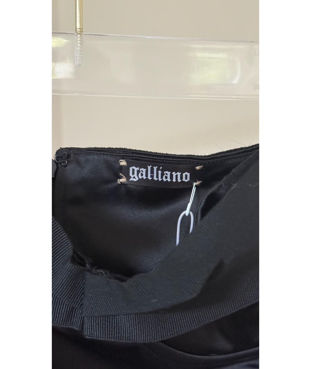 JOHN GALLIANO Черное вечернее платье, фото 7