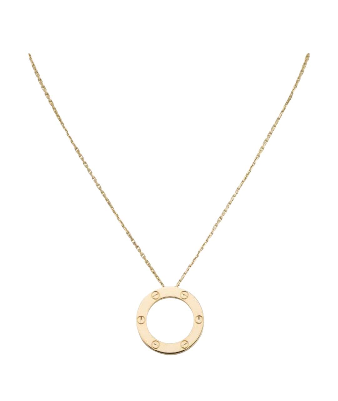 CARTIER Золотое колье из желтого золота, фото 1
