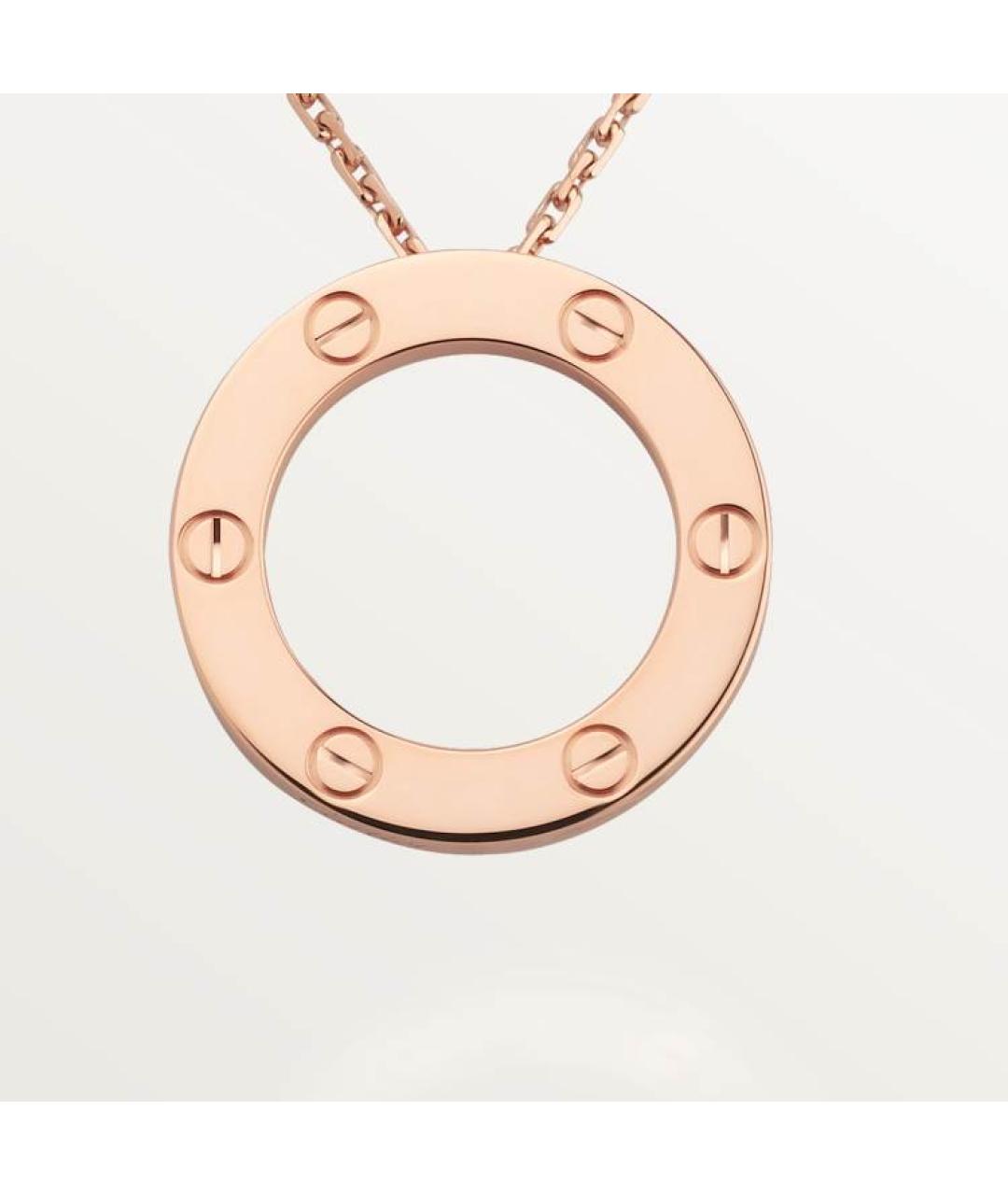 CARTIER Золотое колье из розового золота, фото 2