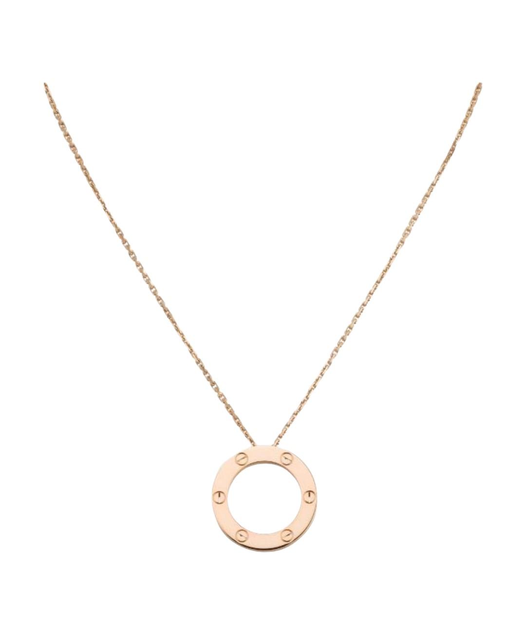 CARTIER Золотое колье из розового золота, фото 1