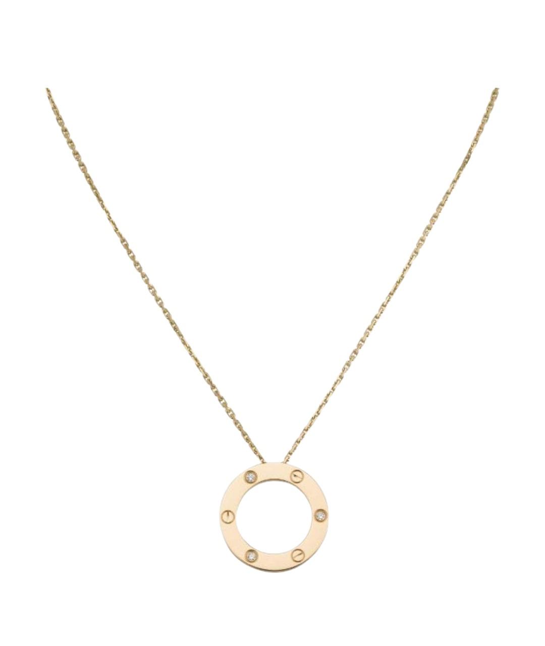 CARTIER Золотая цепочка/подвеска из желтого золота, фото 1