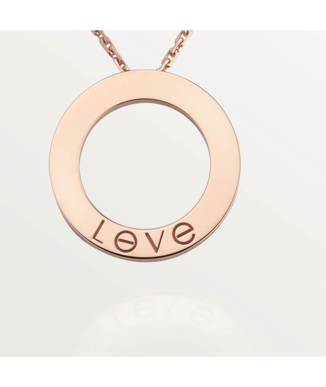 CARTIER Золотая цепочка/подвеска из розового золота, фото 3