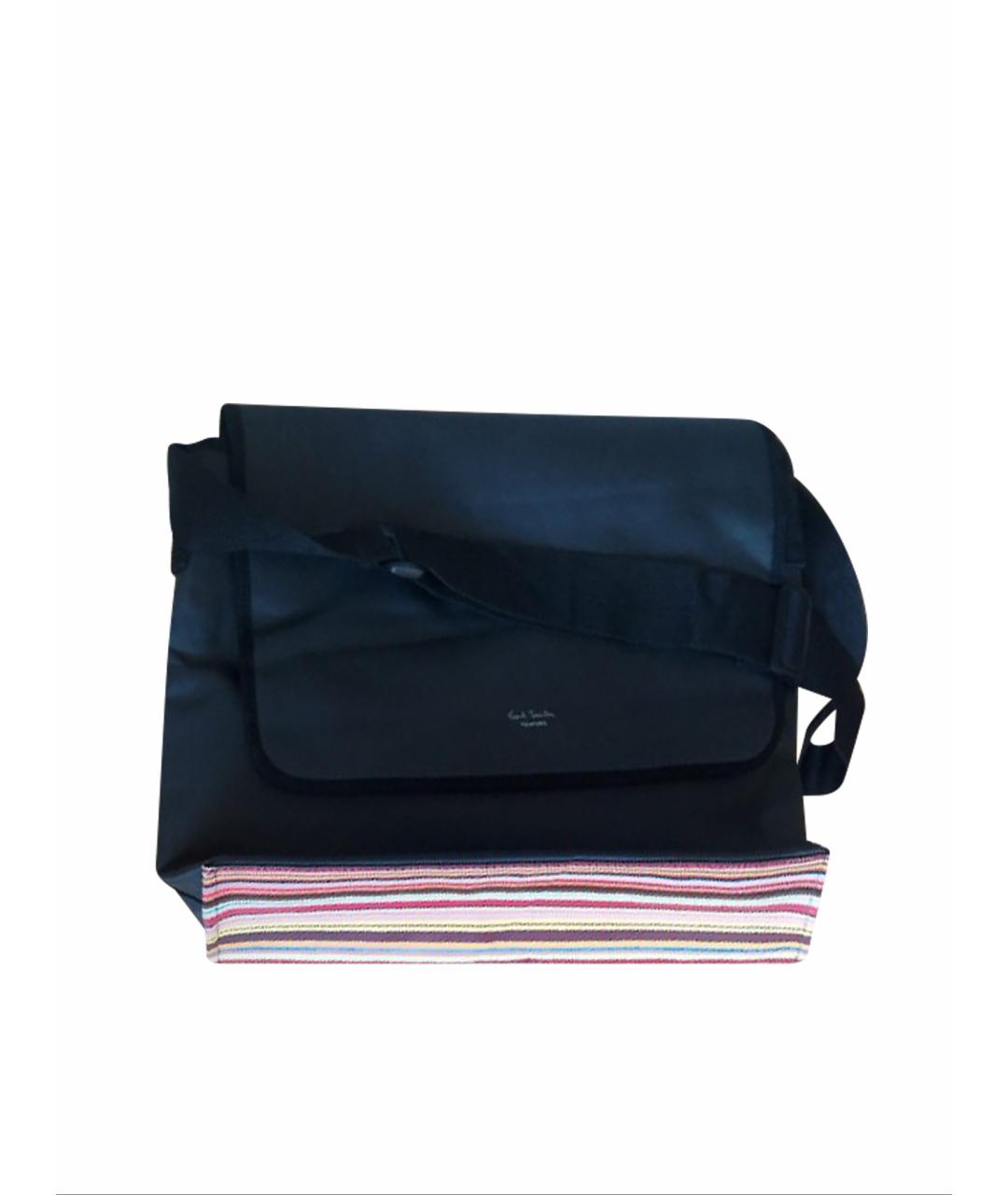 PAUL SMITH Черная нейлоновая сумка через плечо, фото 1