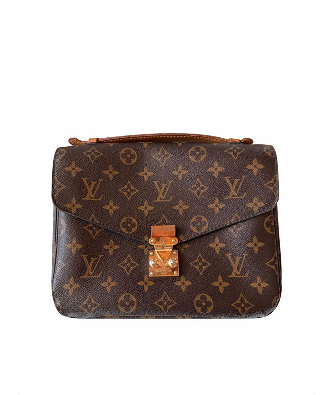 LOUIS VUITTON Коричневая сумка через плечо из канвы, фото 1