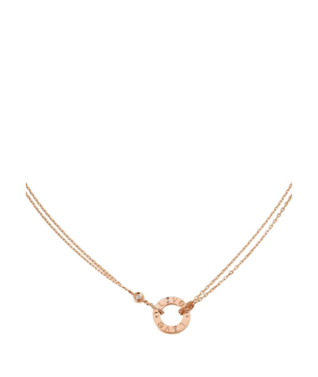 CARTIER Золотое колье из розового золота, фото 1