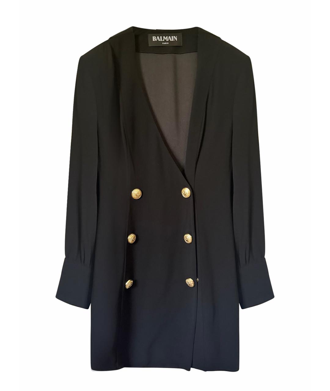 BALMAIN Черное вечернее платье, фото 1