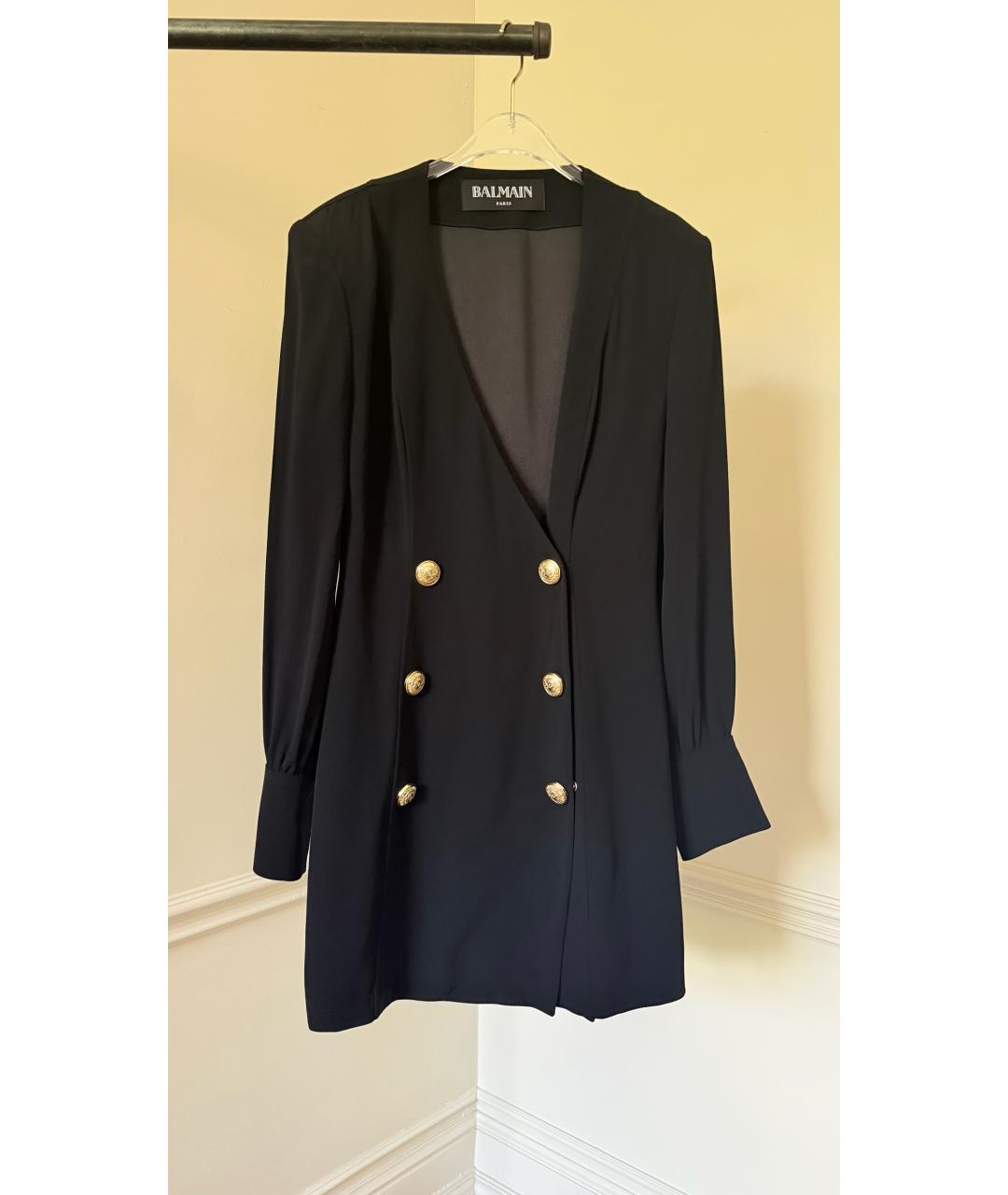 BALMAIN Черное вечернее платье, фото 6