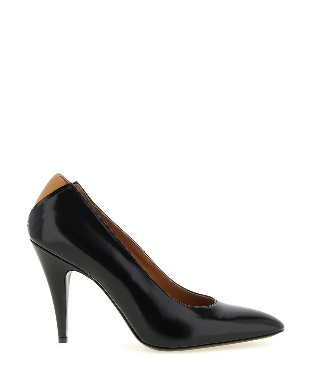 JIL SANDER Черные кожаные туфли, фото 1