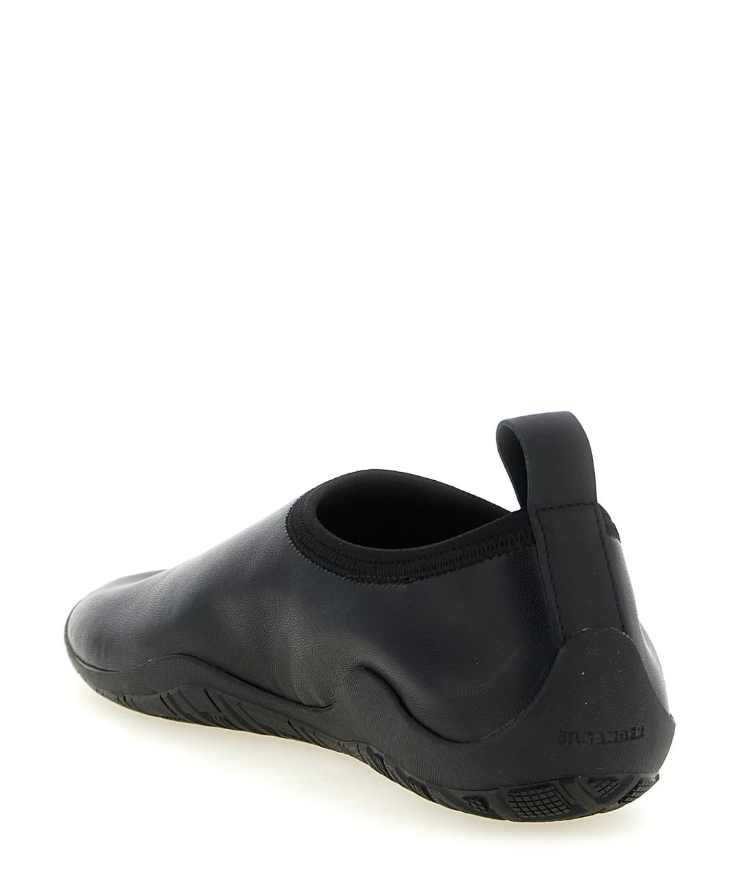 JIL SANDER Черные синтетические балетки, фото 3