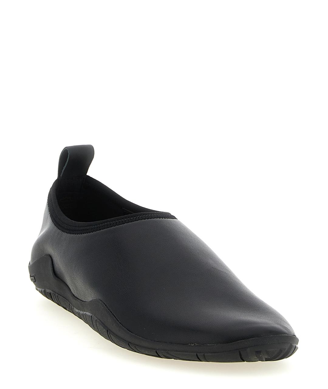 JIL SANDER Черные синтетические балетки, фото 2