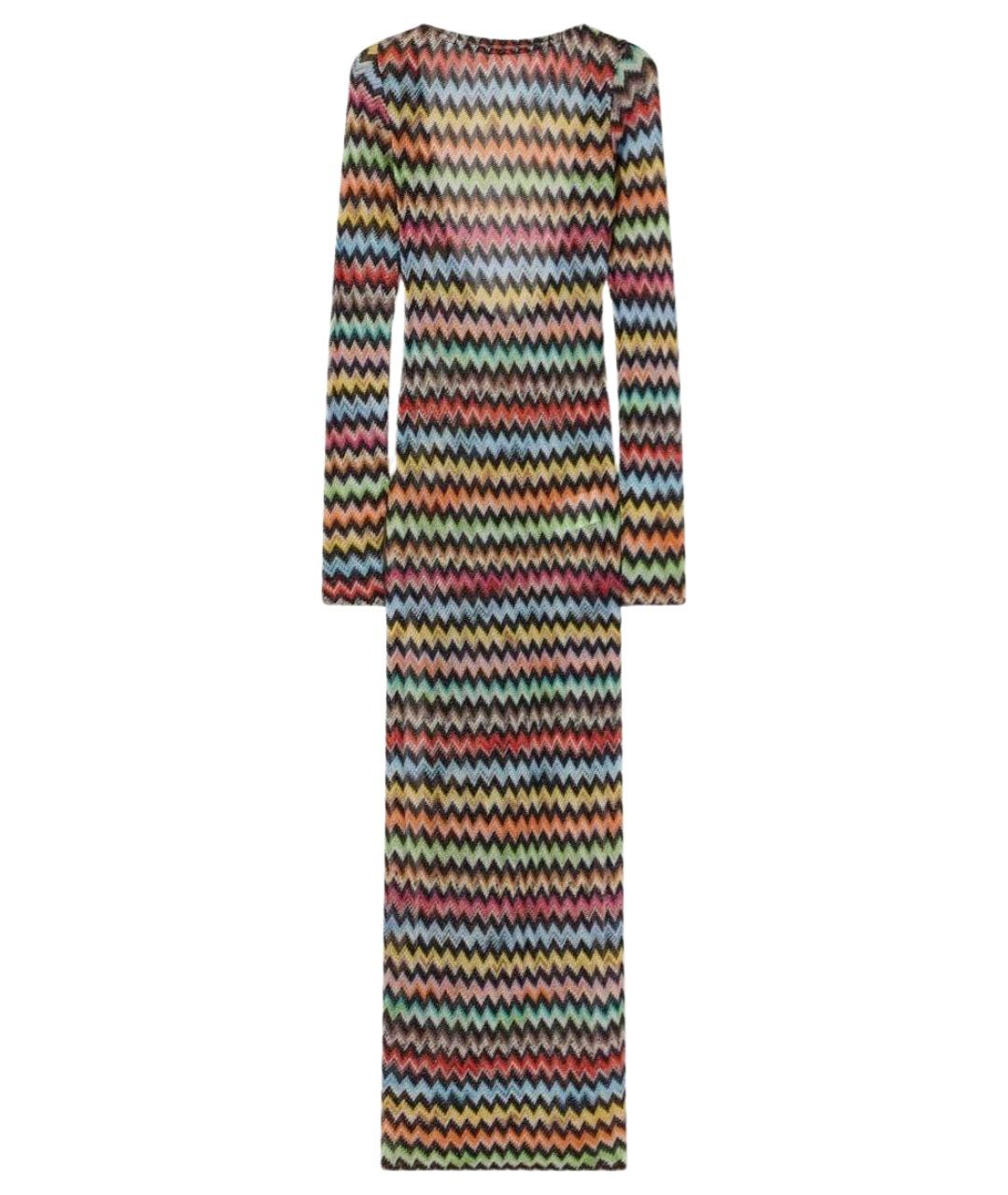 MISSONI Мульти вискозное коктейльное платье, фото 1