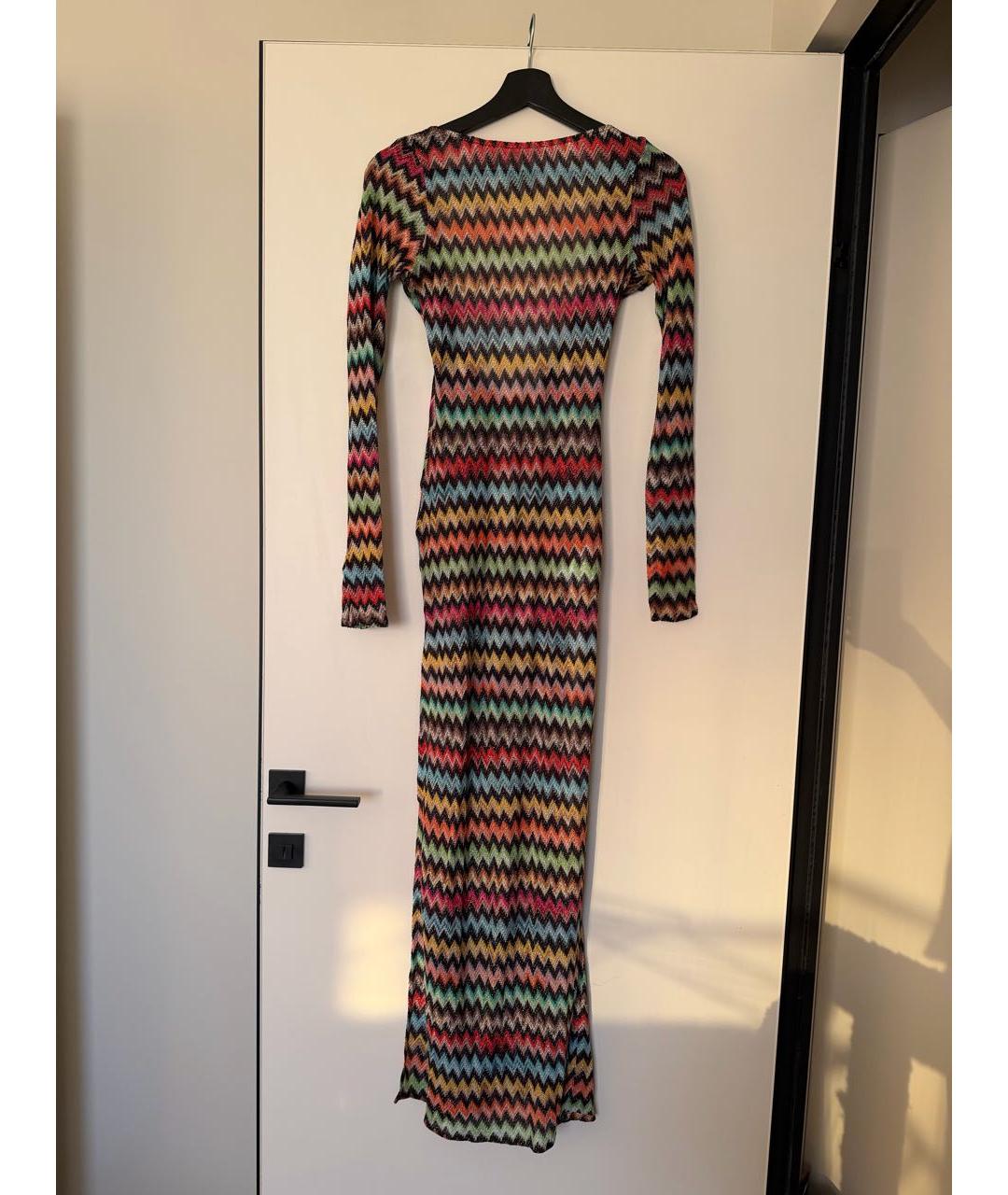 MISSONI Мульти вискозное коктейльное платье, фото 2
