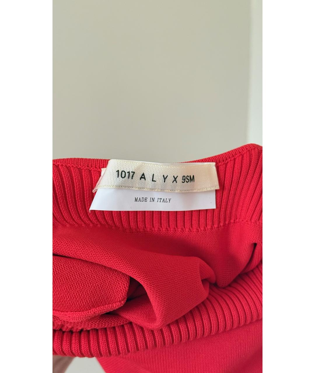 1017 ALYX 9SM Красная майка, фото 6