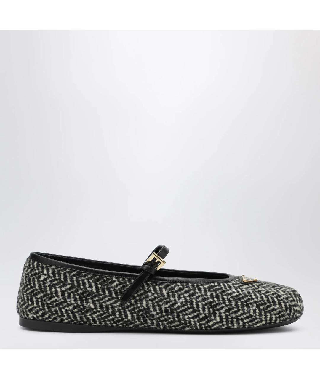 PRADA Мульти текстильные балетки, фото 3