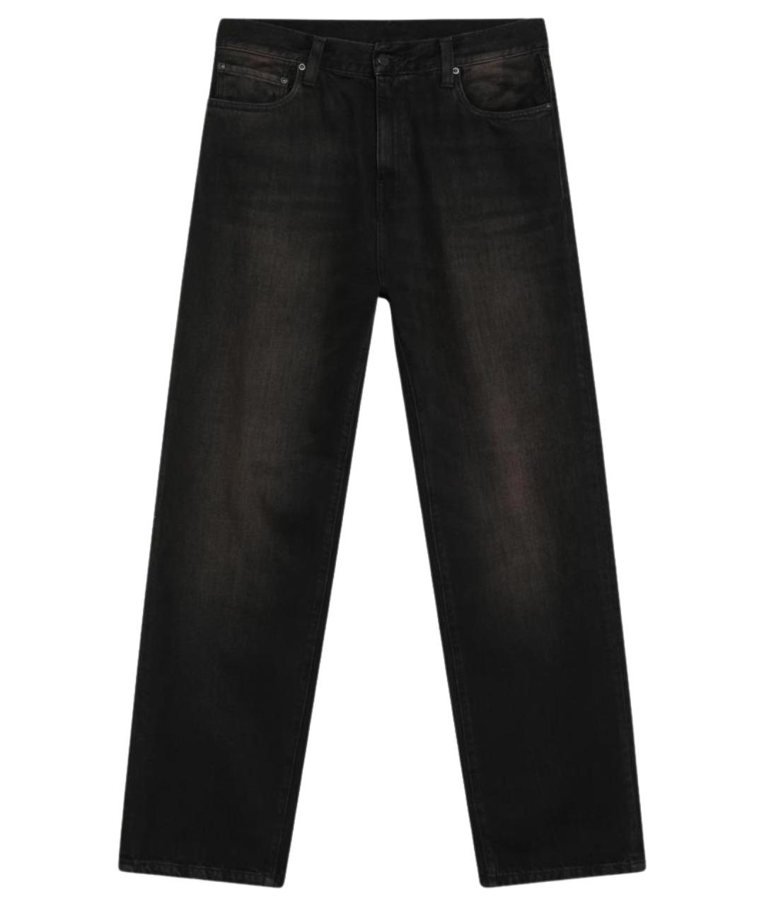 CARHARTT WIP Черные хлопковые прямые джинсы, фото 1