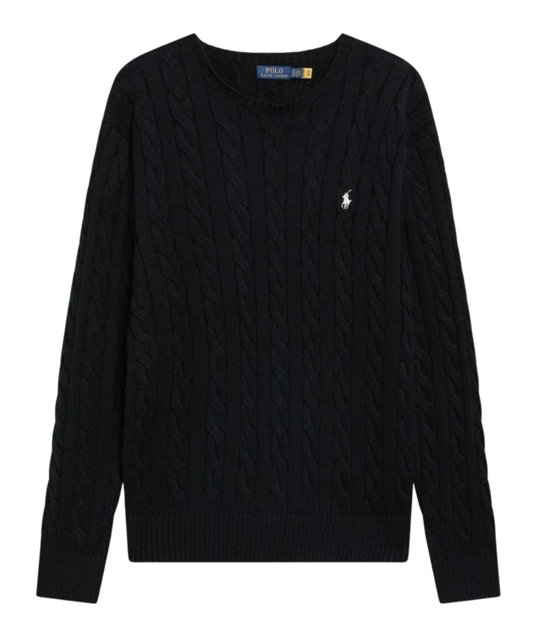 POLO RALPH LAUREN Синий шерстяной джемпер / свитер, фото 1
