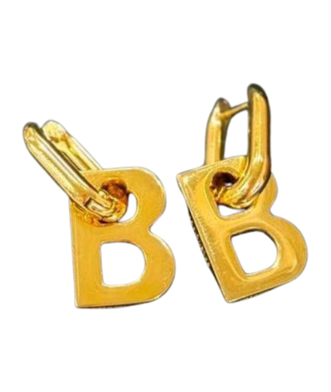 BALENCIAGA Золотые серьги, фото 1