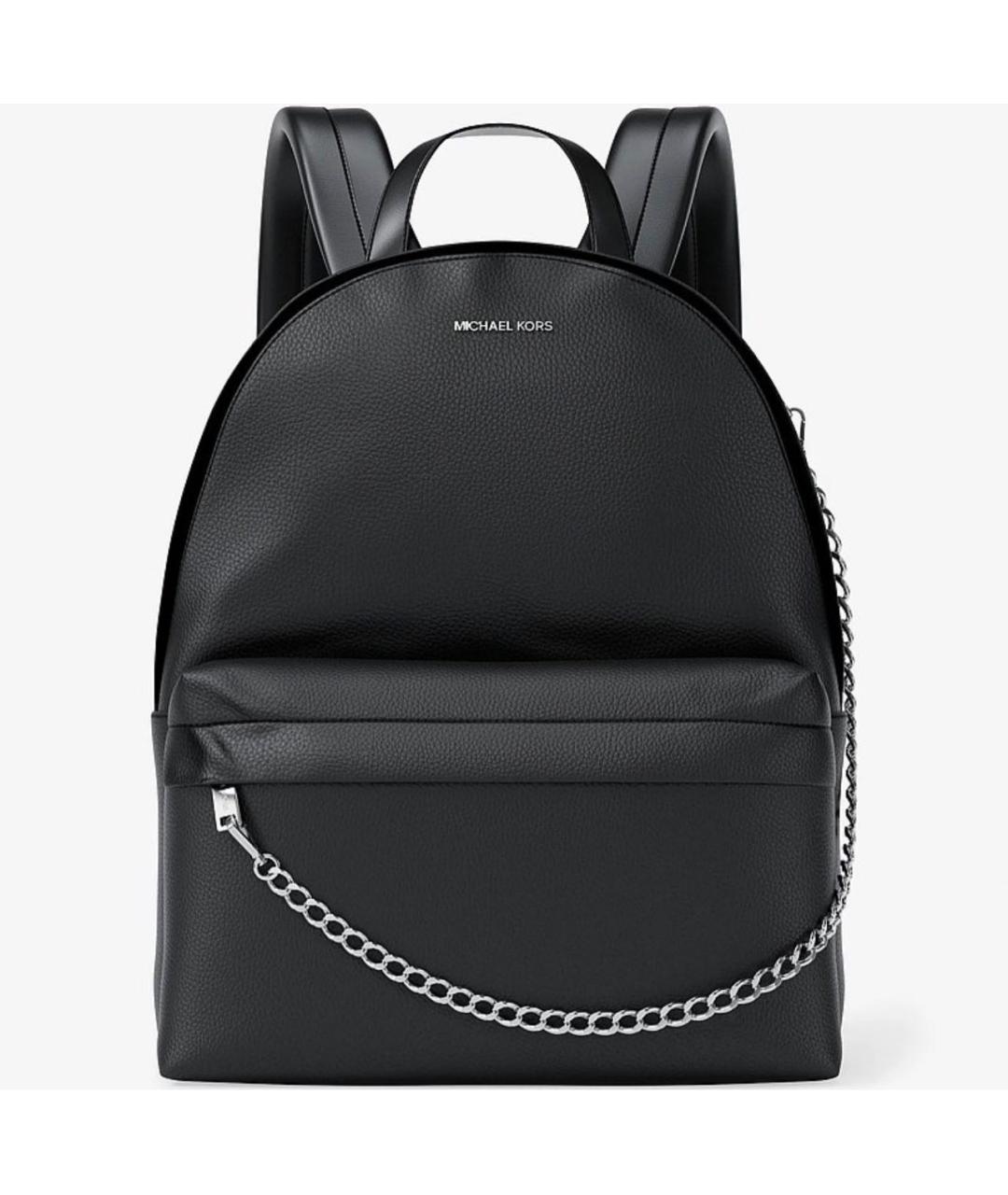 MICHAEL KORS Черный рюкзак из искусственной кожи, фото 9